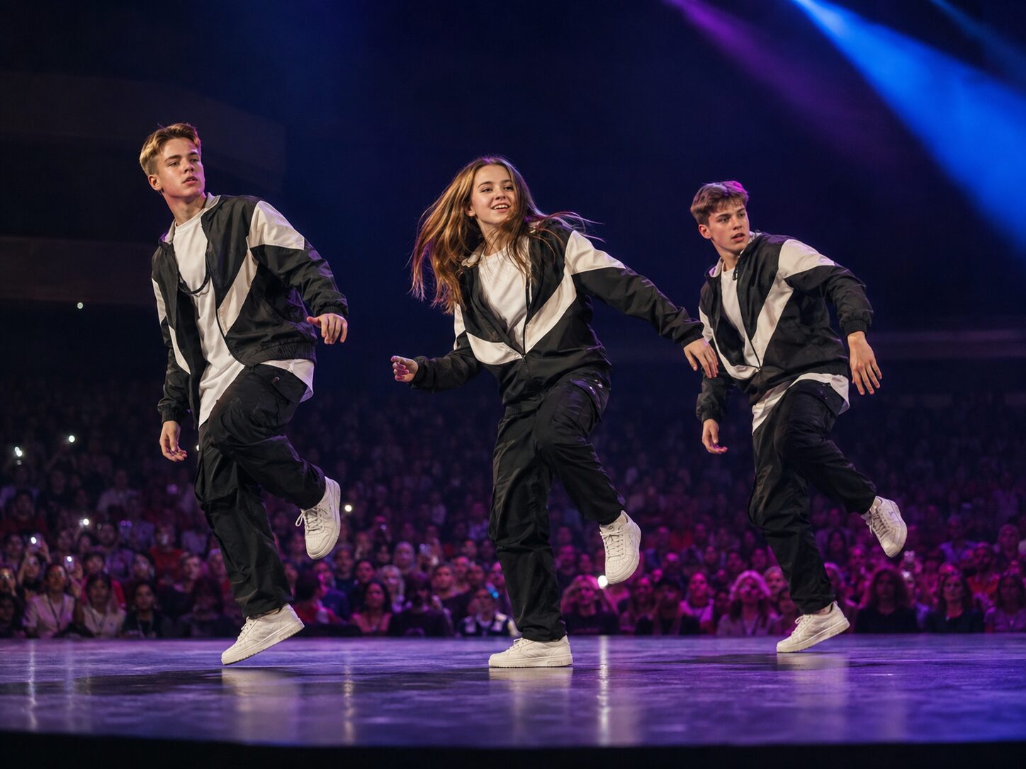 Отчётный концерт шаффла, зал на 1500 зрителей, Cosmo Dance